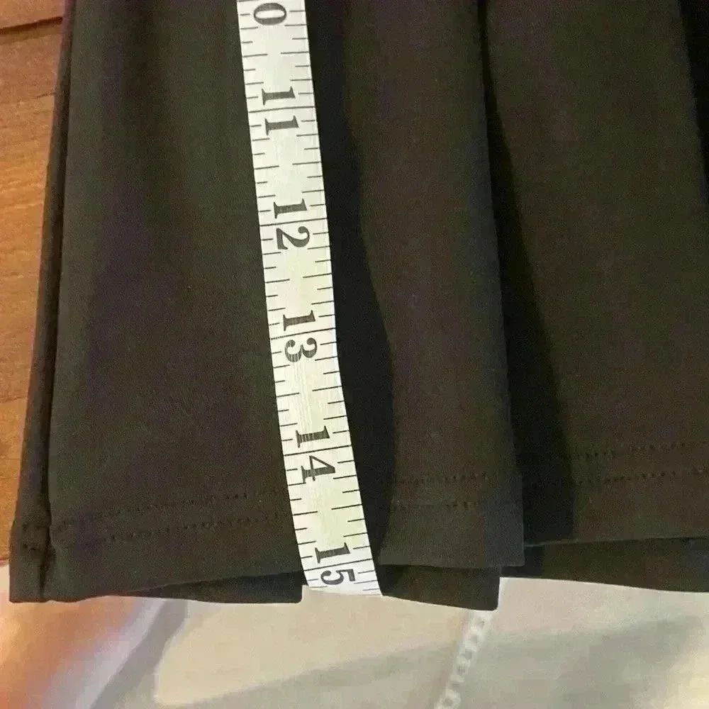 Black pleated skort size small